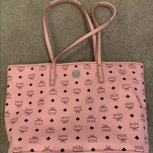 MCM Pink Tote ZIP top